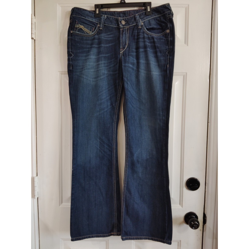 Ariat Ruby Jeans Womens Size 32 S Blue Western Bootcut Southwest Cowgirl Rodeo